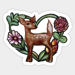 Fawn Sticker